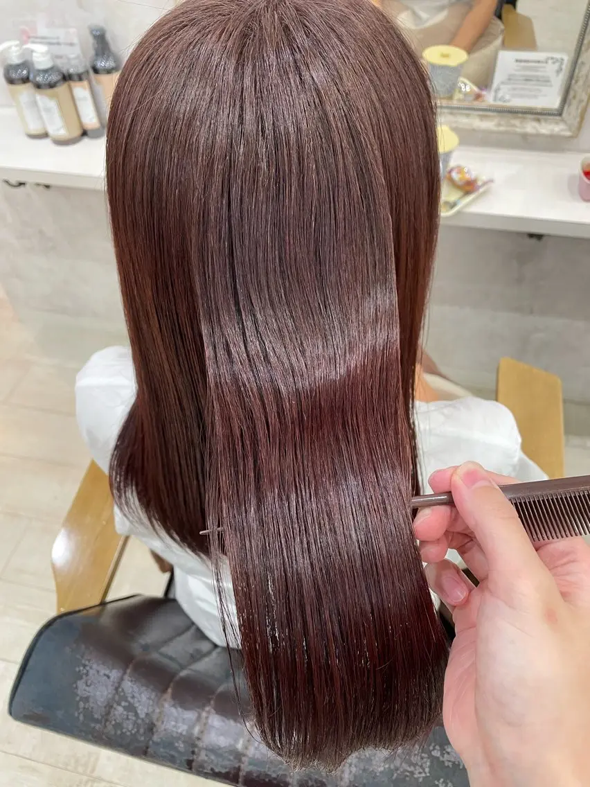 髪質改善カラーエステ＋カットの写真