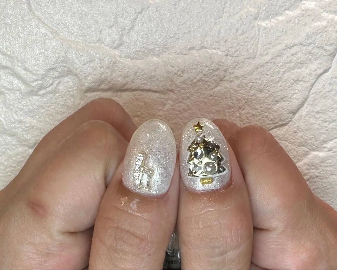 ネイル 冬ネイル クリスマス ハンドネイル ameria meguのネイルデザイン