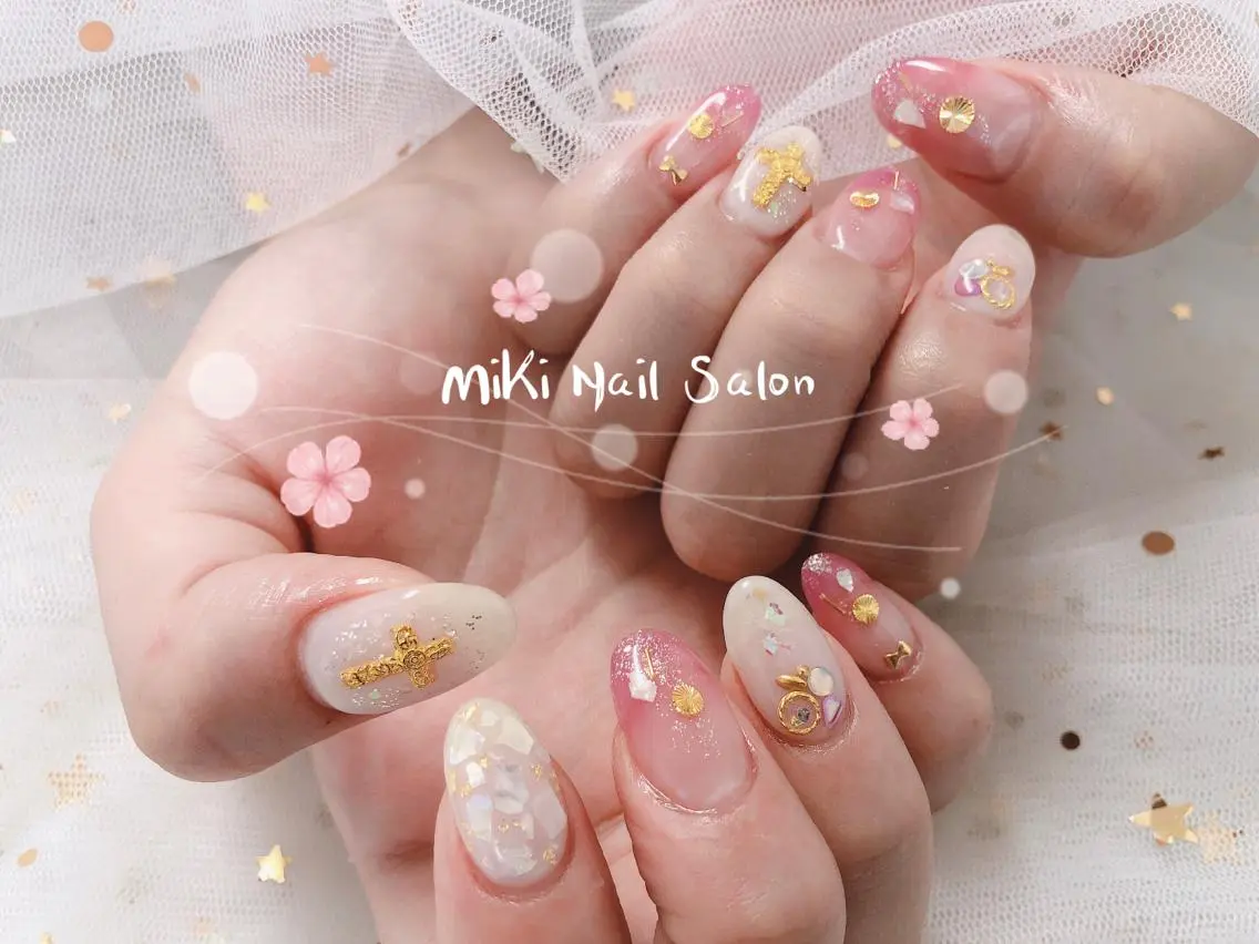 ネイル MiKi Nai池袋 長さだし得意のネイルデザイン