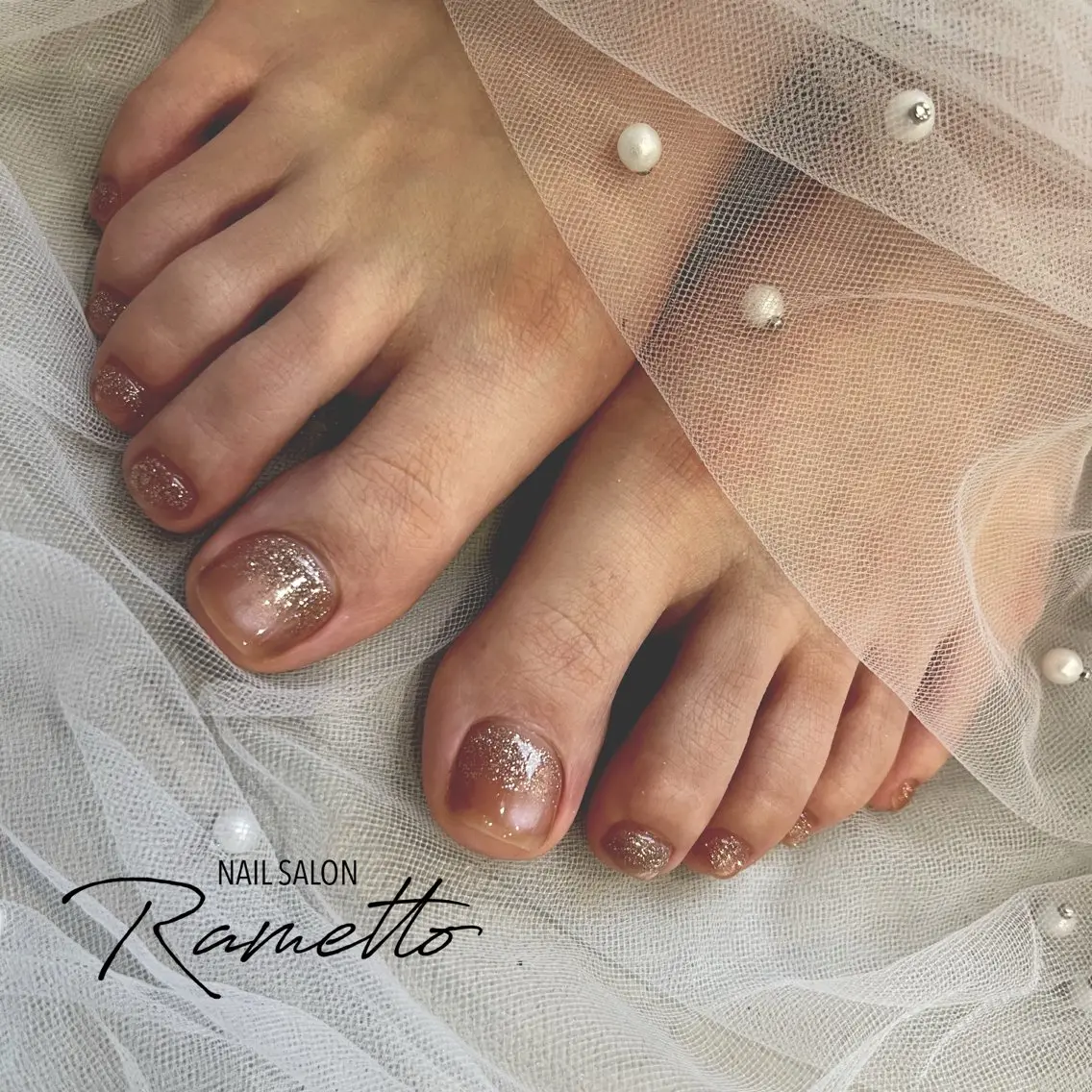 ネイル フットネイル NAILSALON Ramettoのネイルデザイン