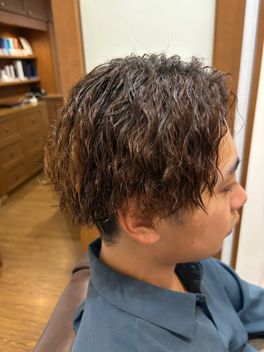 ショート ツイストパーマ カット パーマ ヘッドスパ I'sm KOUSAKUのヘアスタイル