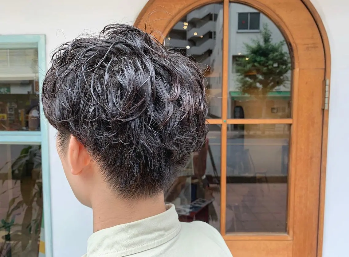 《💎men's》カット + パーマ + 保湿トリートメントの写真