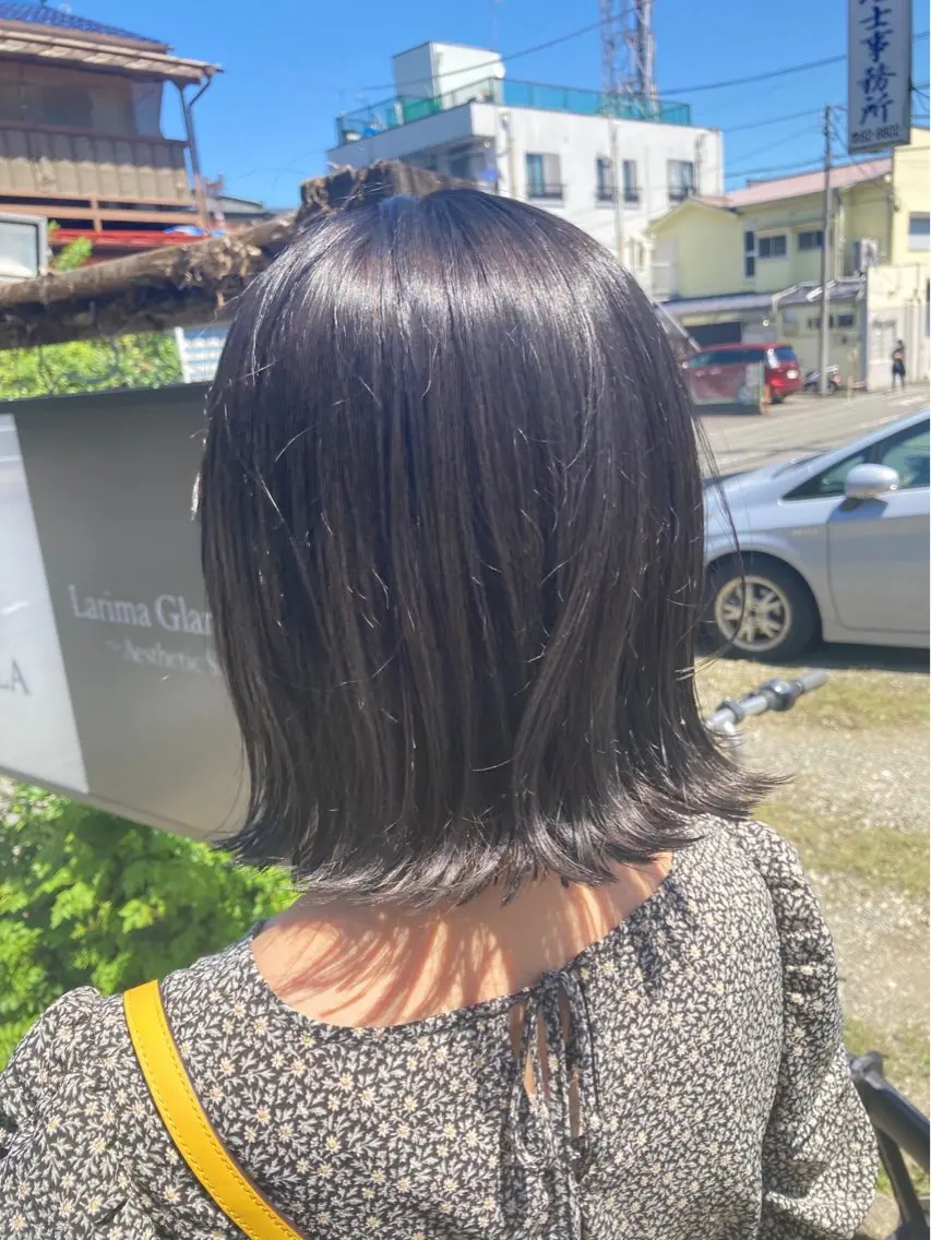 🐬シングルカラー+色持ちUPトリートメント🐬の写真