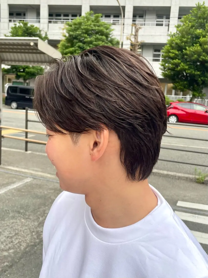 ショート メンズ ビジネス 内藤 亮也のヘアスタイル