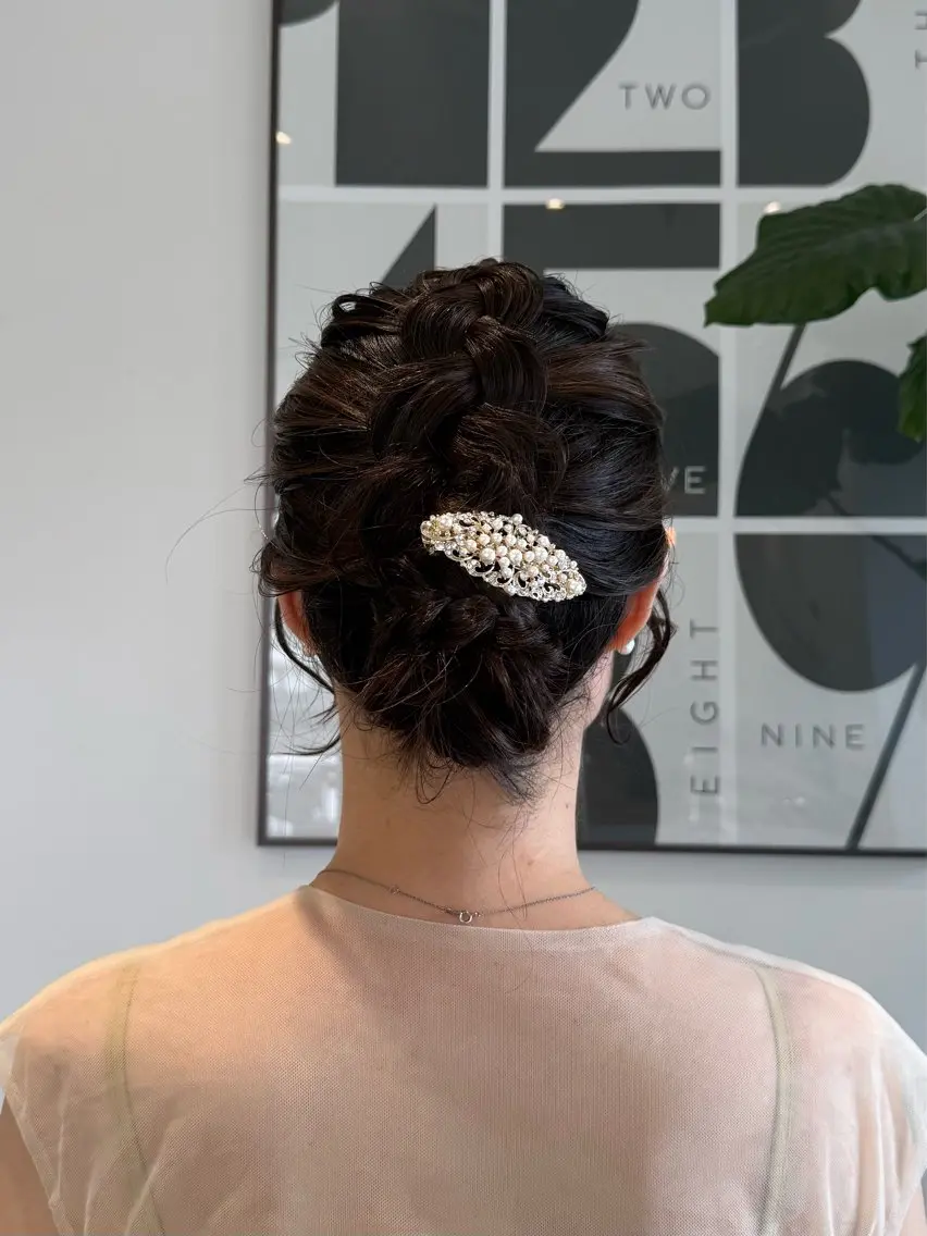 ヘアアレンジ ヘアセット rio ୨୧のヘアスタイル
