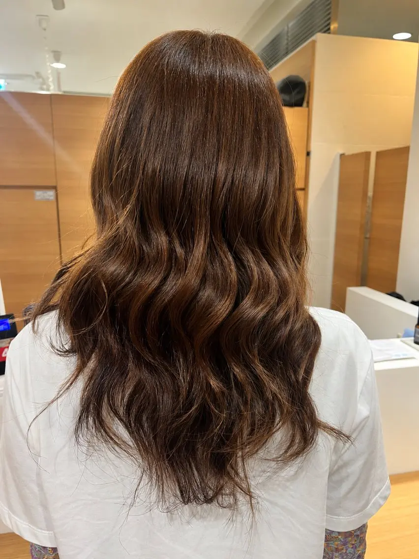 ロング カット ヘアカラー ヤマナカ アイリ /透明感カラー🫧のヘアスタイル