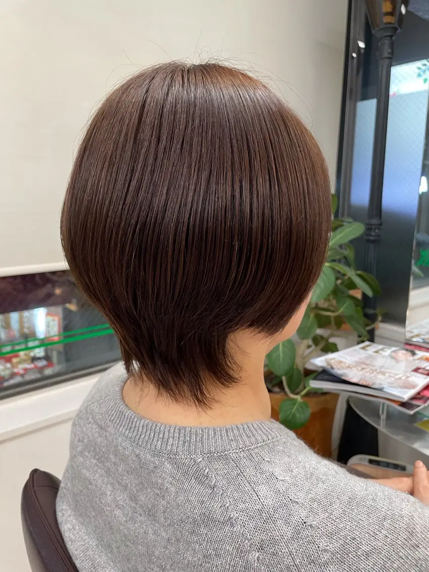 ショート ショートボブ ボブ ショートヘア カット 宗村 嘉哉のヘアスタイル
