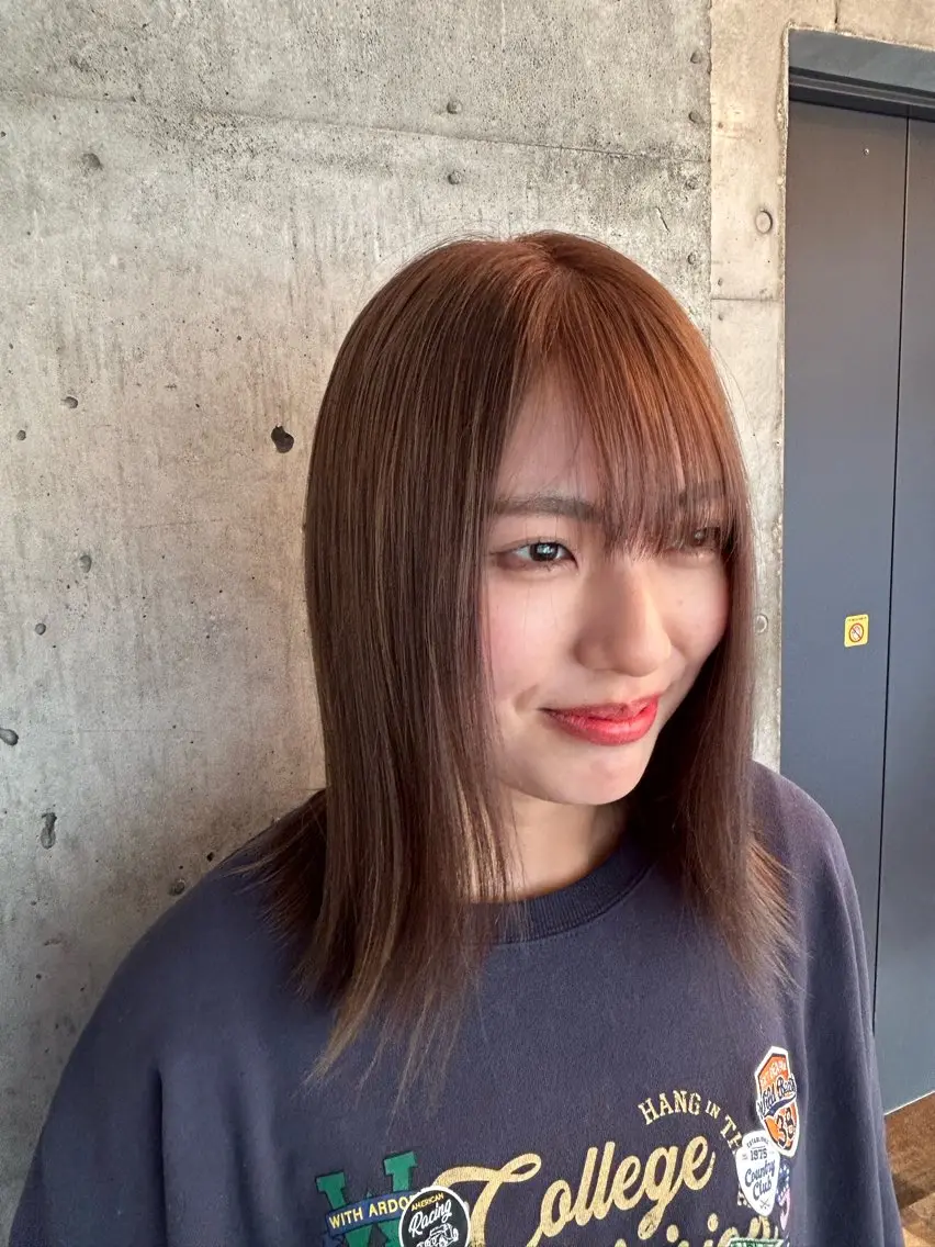 ロング カラー ヘアカラー トリートメント 🎨デザイン🥇 美髪・艶髪 日暮千敬のヘアスタイル