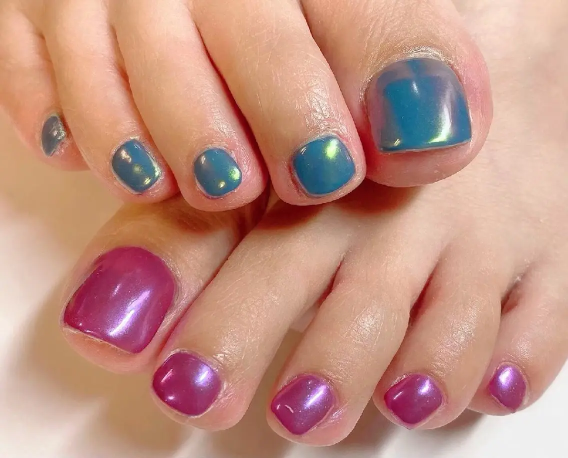 ネイル フットネイル 🦋YU810 ナチュラル専門店🦋のネイルデザイン