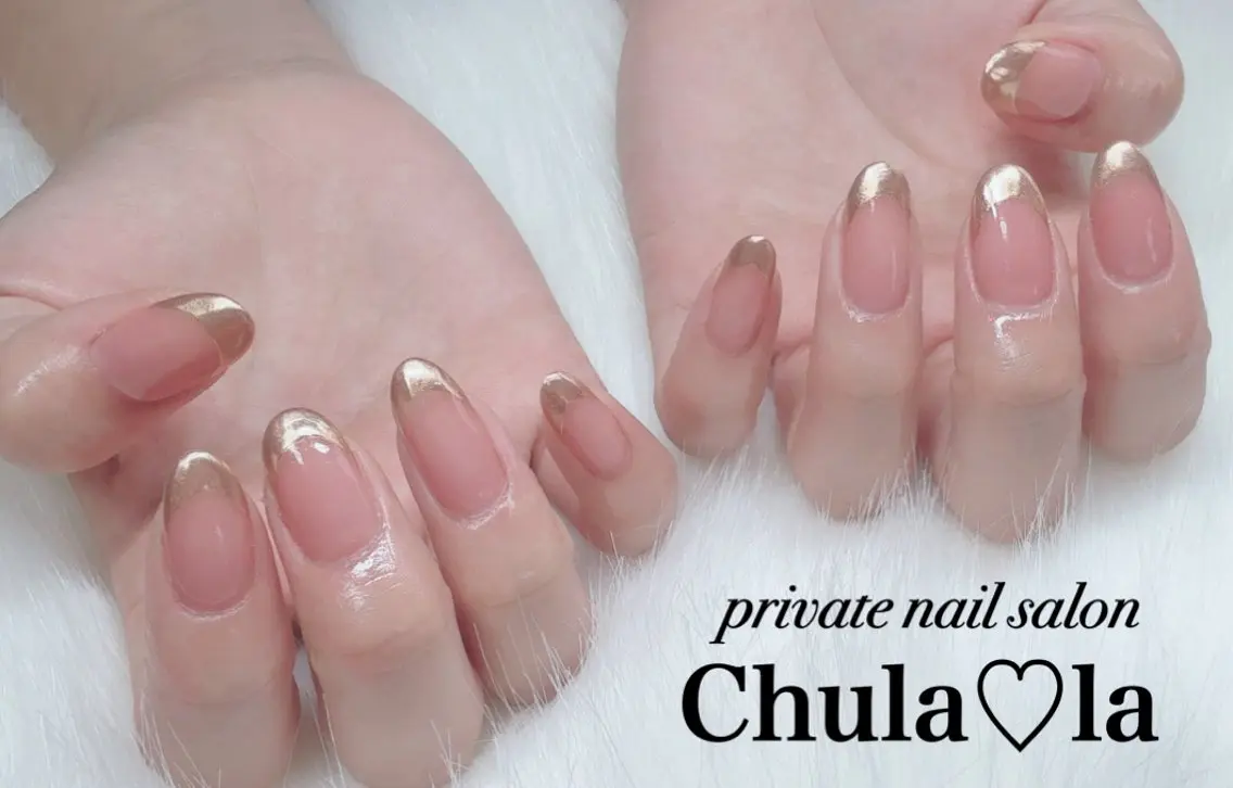 ネイル ミラーネイル ハンドネイル Chula♡la 豊見城市高安のネイルデザイン