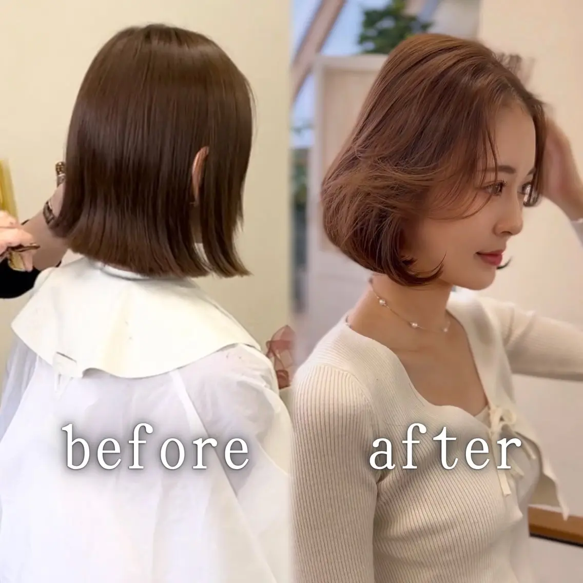 ショート HACHI美容室 韓国ヘア　AKARIのヘアスタイル
