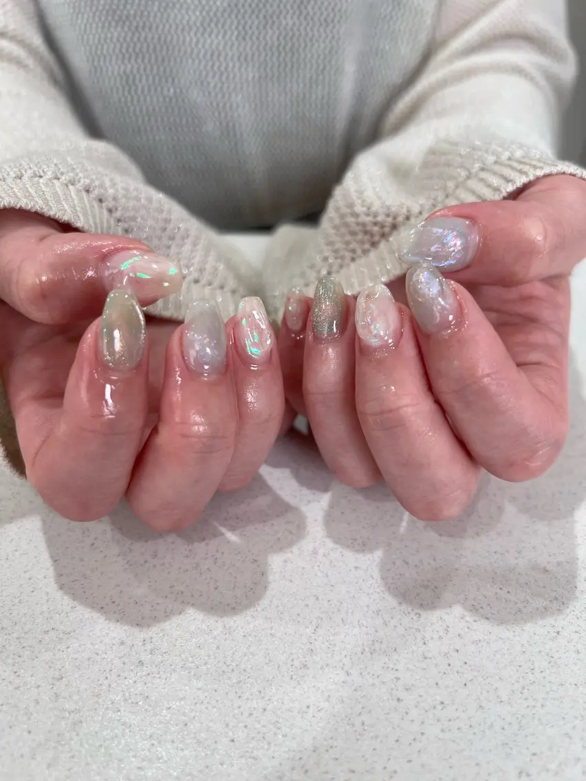 ネイル ハンドネイル tsuki nail /三茶/韓国ネイルのネイルデザイン