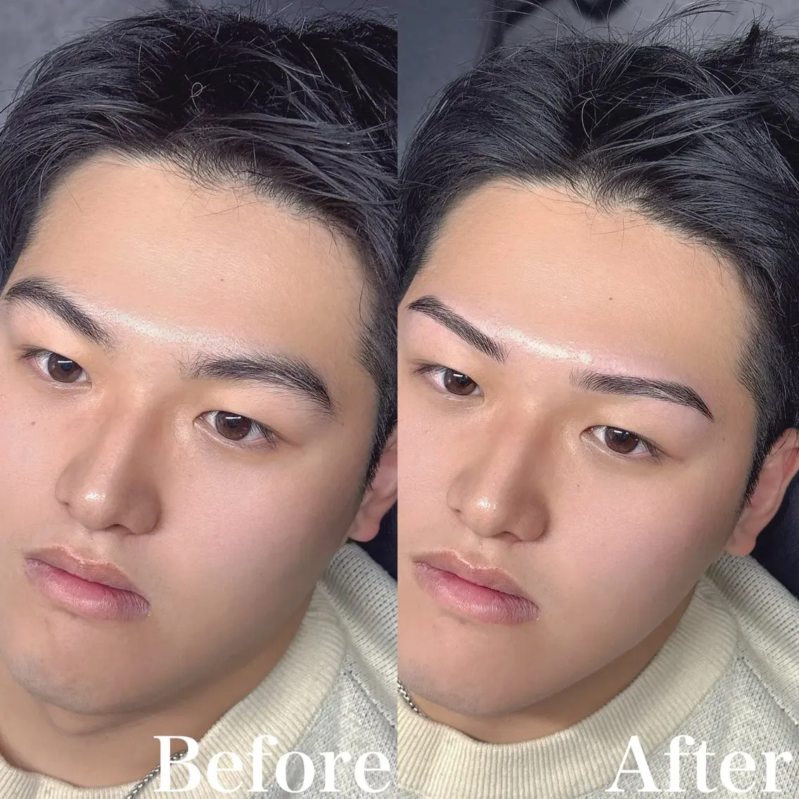 メンズ アイブロウ ワックス脱毛 眉カット その他(アイブロウ) 8日空きあり Yusukeの眉毛・アイブロウイメージ
