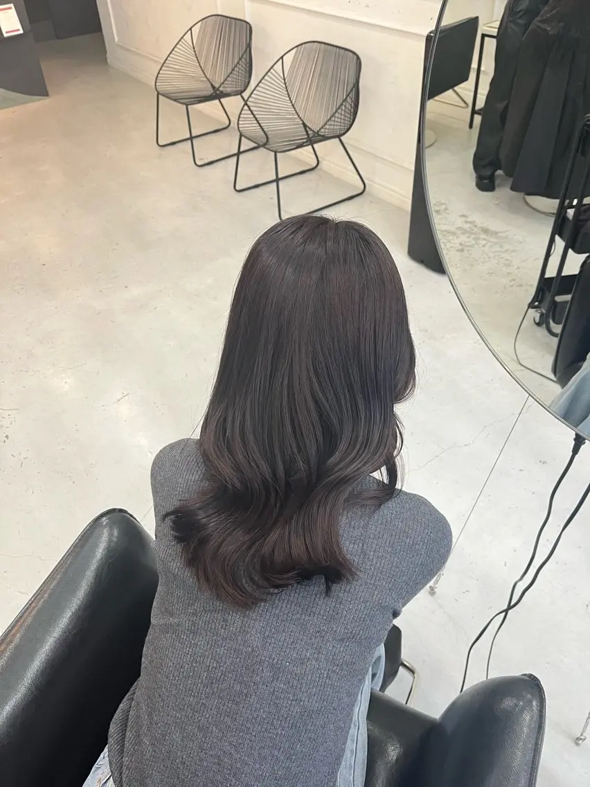 ミディアム カラー maisonHALU /古吉かやのヘアスタイル