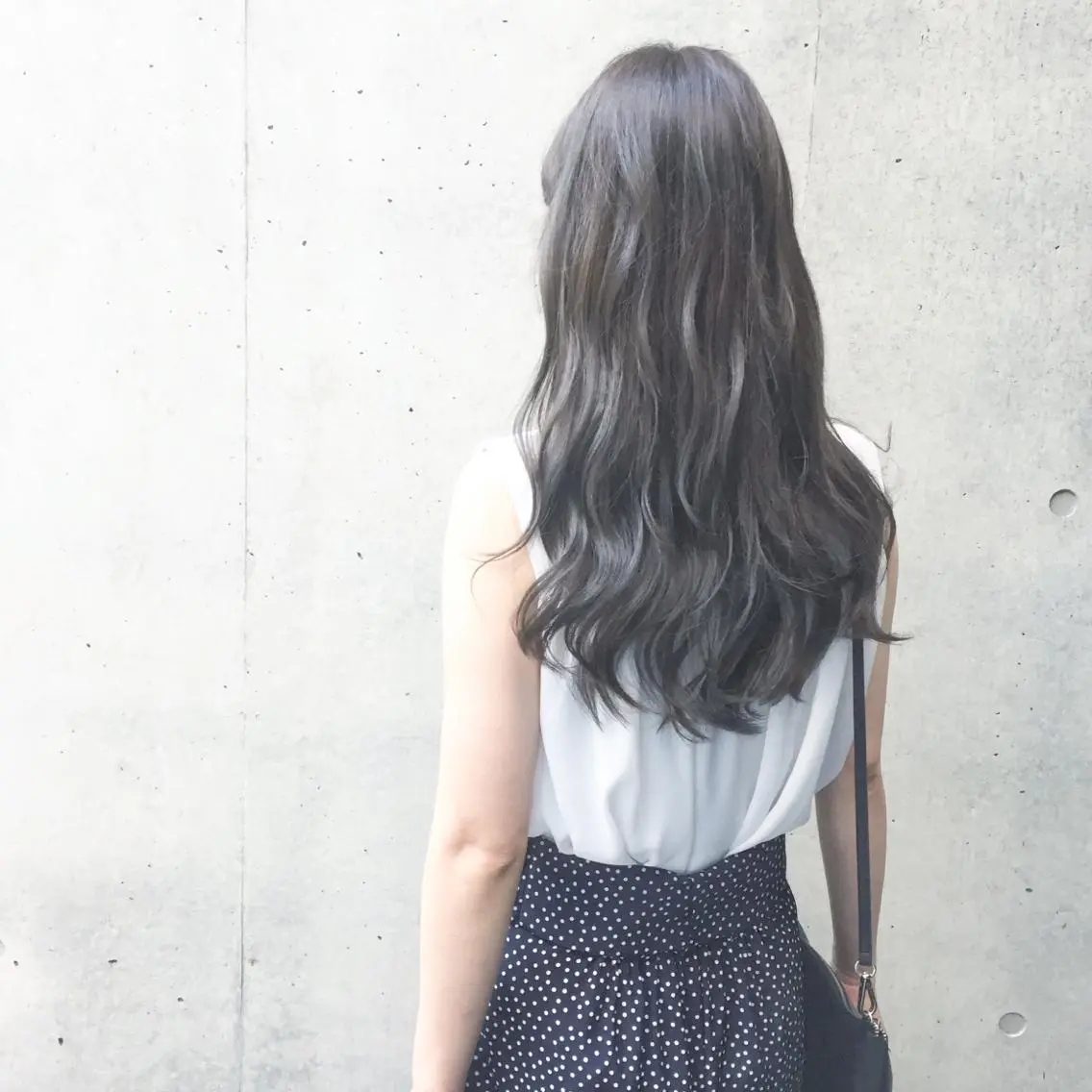 ロング カラー カット ヘアカラー トリートメント 井上 美奈子のヘアスタイル