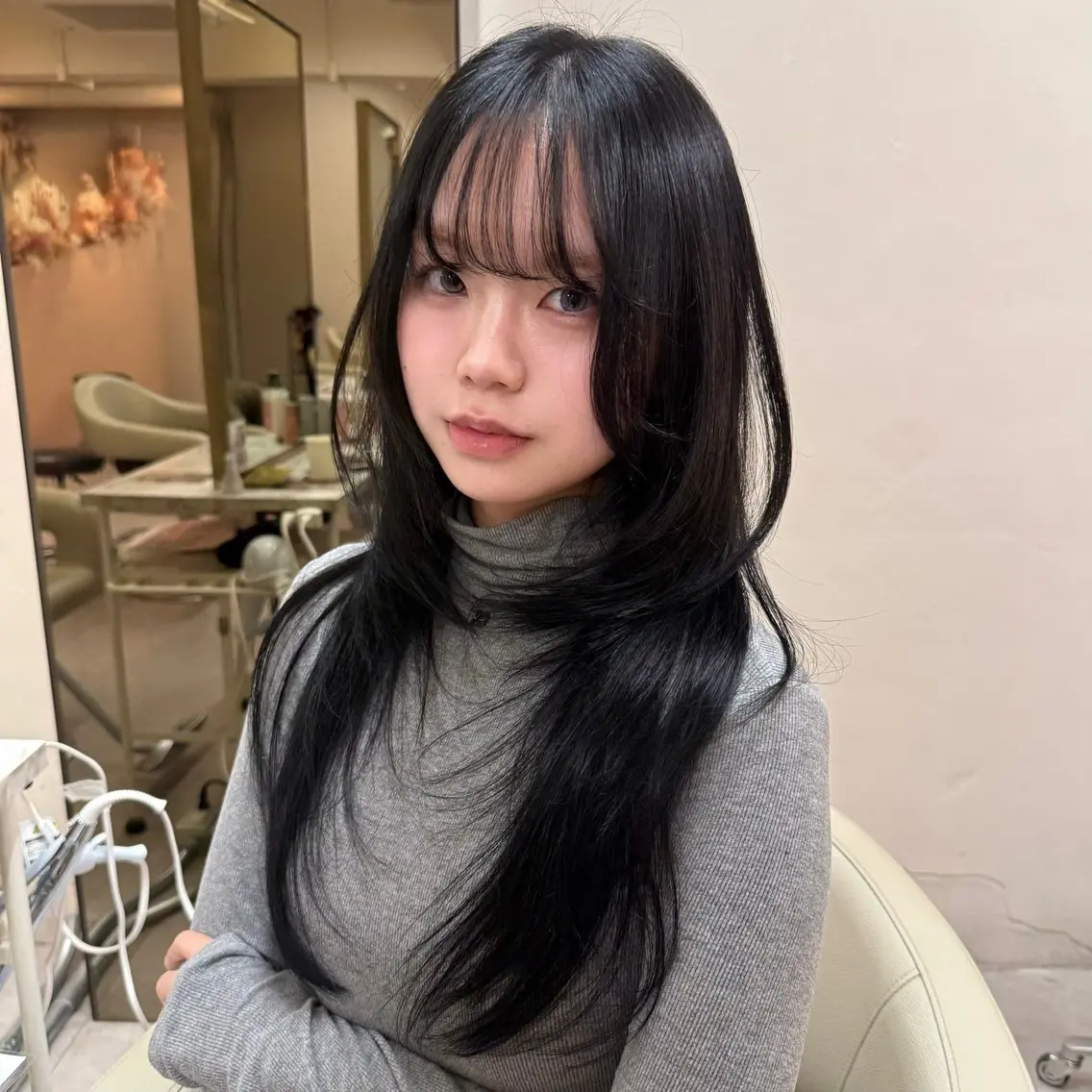 🇰🇷 レイヤーカット(ロング、ミディアム)➕2steptreatmentの写真