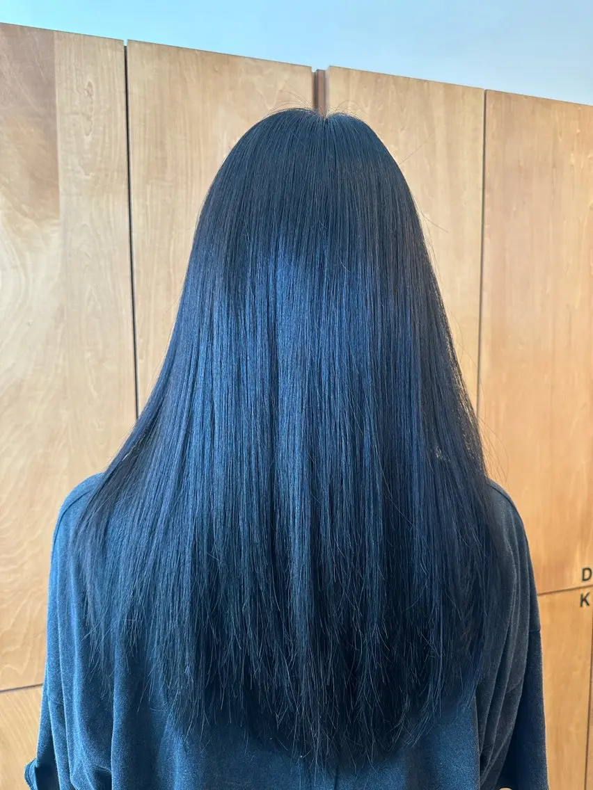 ロング カラー 透明感カラー 🍒暖色カラー🔥 栗俣嵐のヘアスタイル