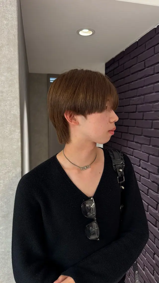 メンズ カット ヘアカラー トリートメント 【ツヤ職人】 "   颯馬   "のヘアスタイル