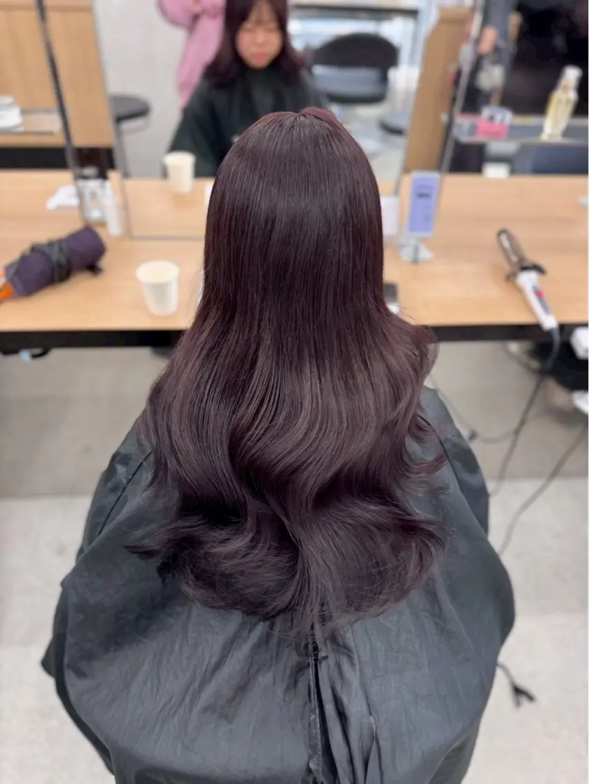 ロング カラー 🤍透明感·ツヤ感 カラー/mai‎🤍のヘアスタイル