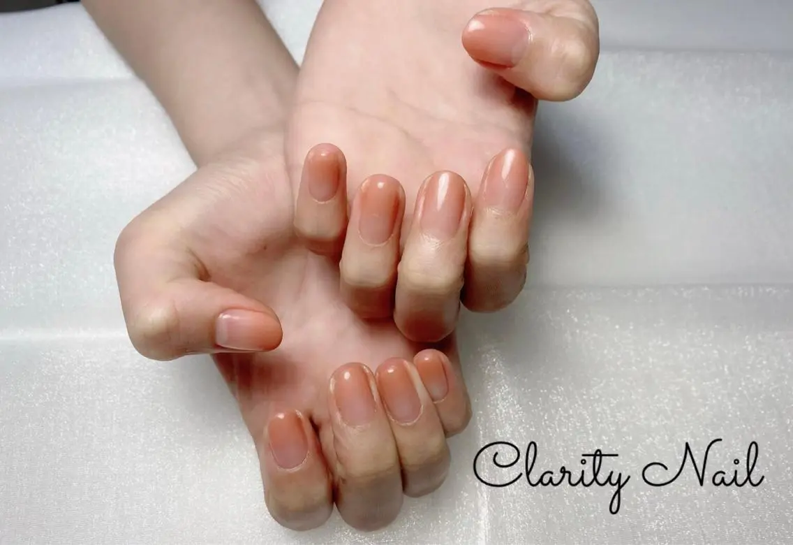 ネイル グラデーション ハンドネイル Clarity Nailのネイルデザイン