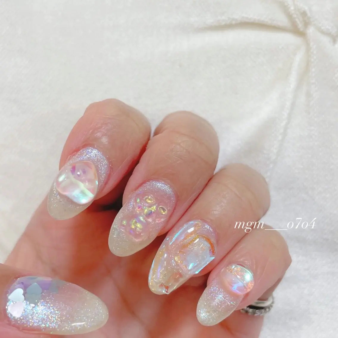 ネイル ハンドネイル ハンドケア MoON...❤︎ MeGuのネイルデザイン
