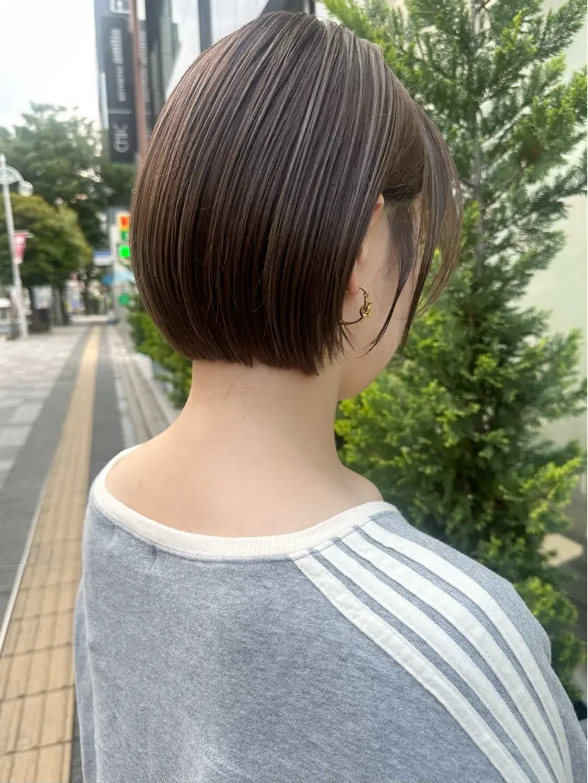 【ご新規様】【毛穴ケア🫧】🩵カット+カラー+ウルトラファインバブル🩵の写真