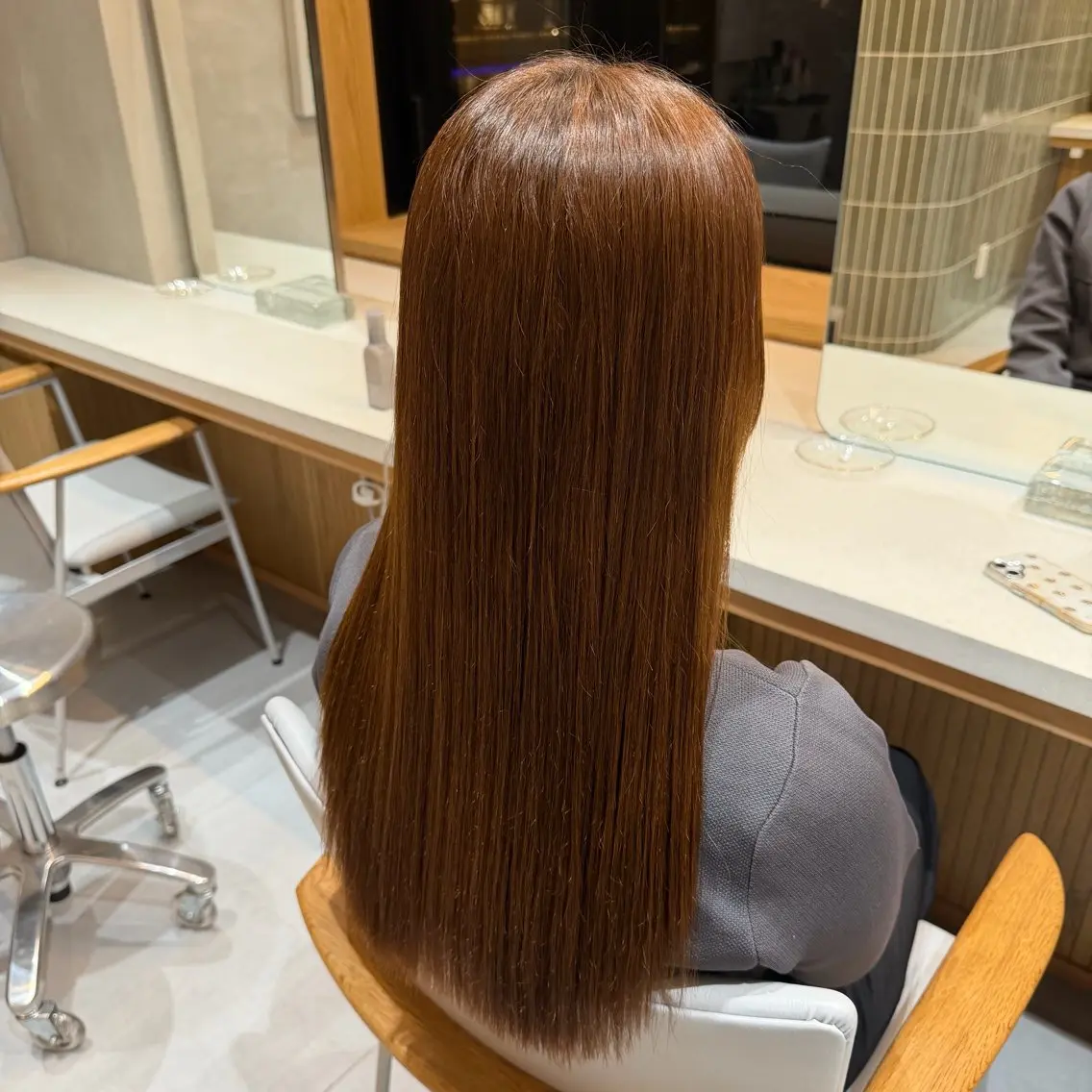 ロング カット ヘアカラー トリートメント 村田 未来のヘアスタイル