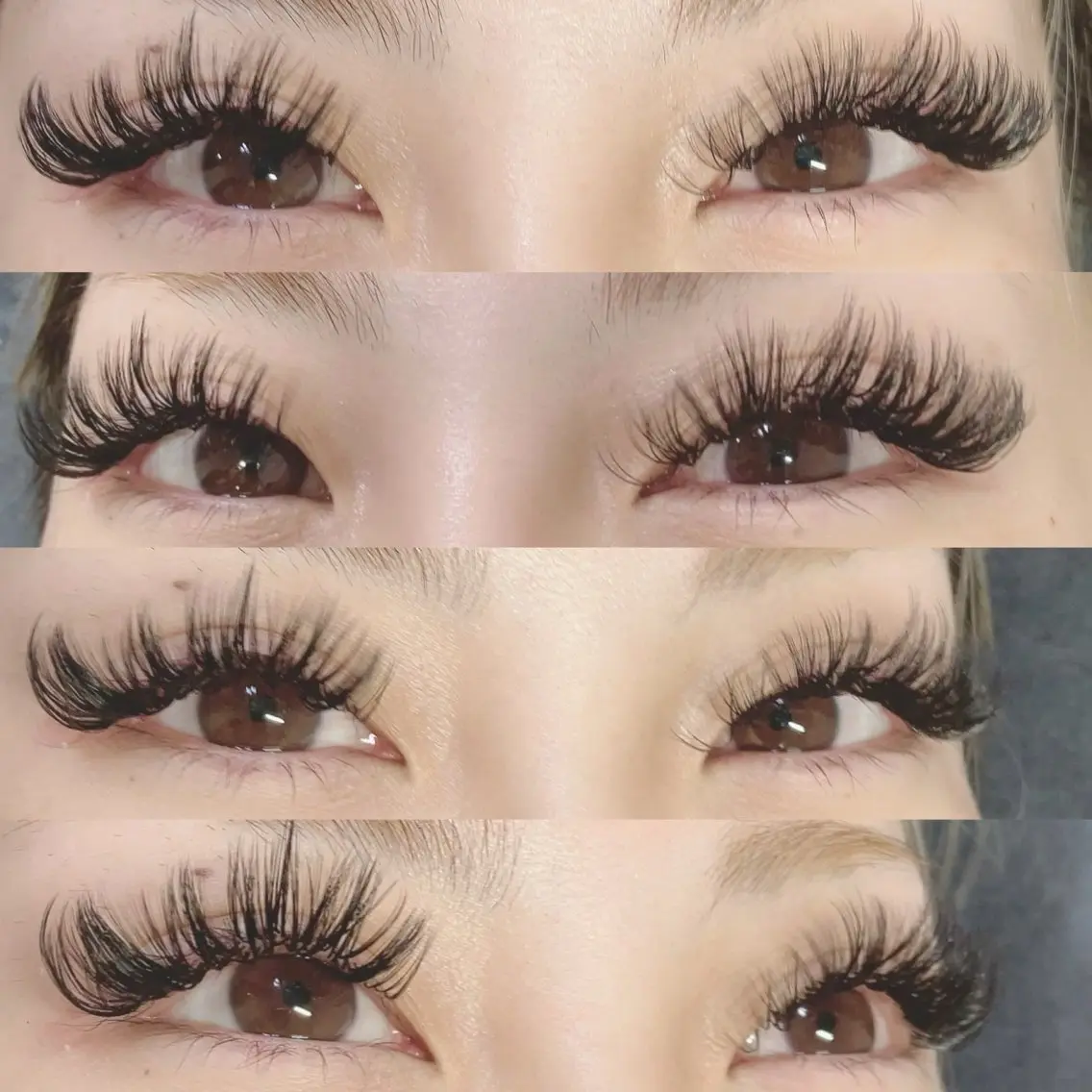 マツエク・マツパ 付け放題 ボリュームラッシュ linda lashesのマツエク・マツパデザイン