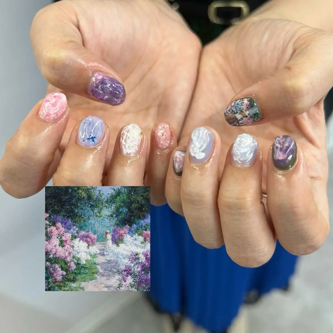 ネイル アートネイル ジェルネイル マグネットネイル ニュアンスネイル パラジェル ハンドネイル ハンドケア Bana_ Nailのネイルデザイン