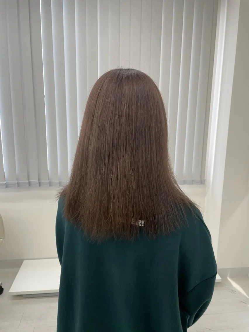 カラー ブラウンカラー 脇 麻紘のヘアスタイル