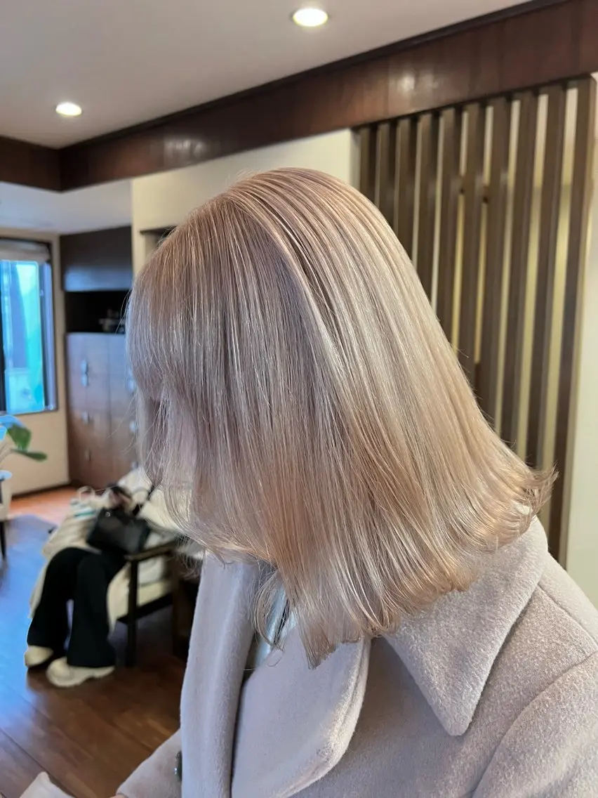 ミディアム カラー ブリーチ ブリーチ特化美容室 ☆selene☆のヘアスタイル