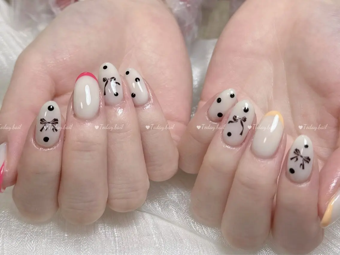 ネイル ハンドネイル 🎀Today nail💅のネイルデザイン
