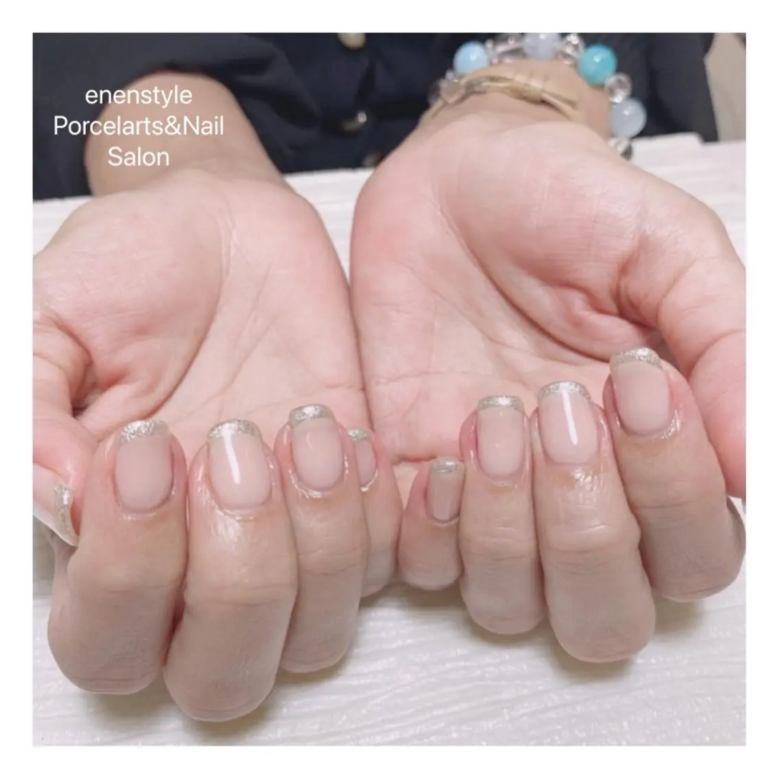 ミディアム ネイル ハンドネイル 🐾enen style 🐾のネイルデザイン