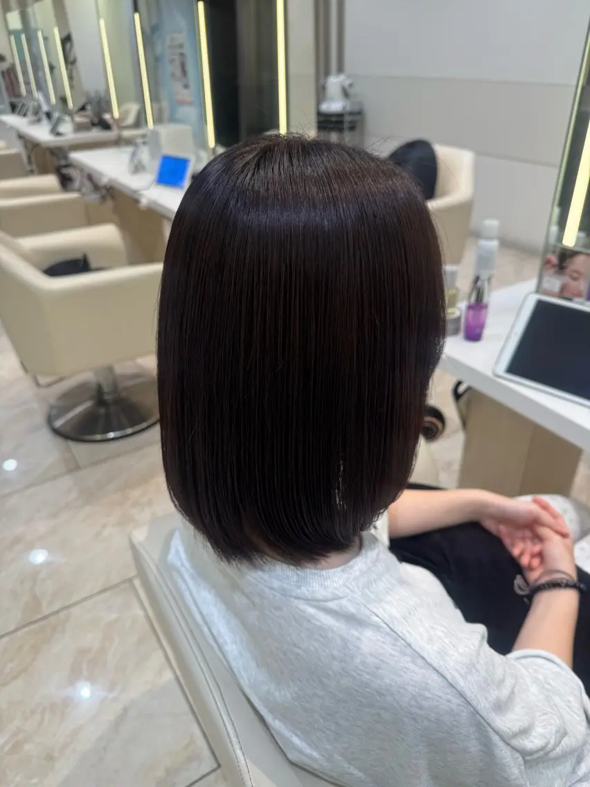 ショート カラー ブラウンカラー バイオレットカラー バイオレットブラウン ヘアカラー kureha𓈒𓋜 ANNETTA🐣のヘアスタイル