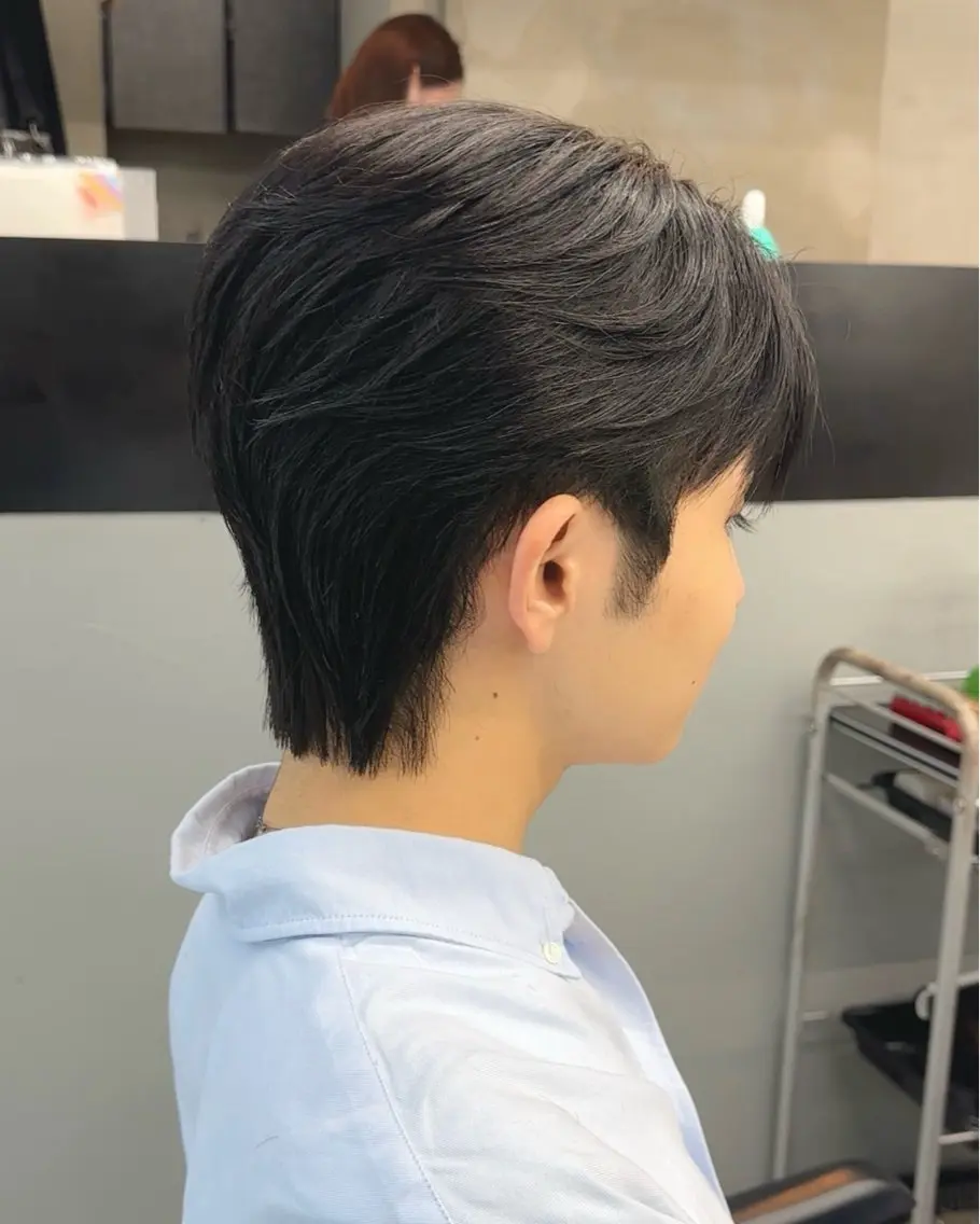 ショート パーマ メンズ 縮毛矯正 カット 縮毛矯正 トリートメント メンズ特化 🦋KANOKO🦋のヘアスタイル