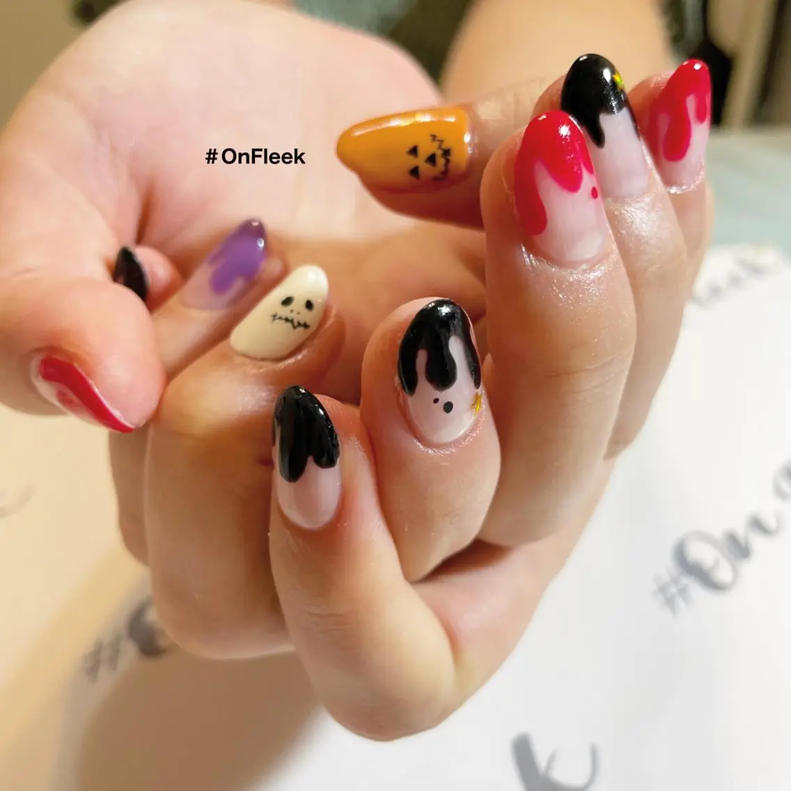 ネイル ハンドネイル NailSalon ＃OnFleekのネイルデザイン