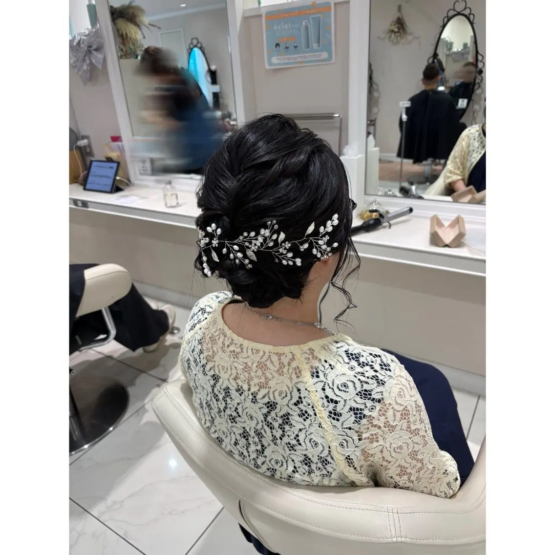 ミディアム ヘアアレンジ ヘアセット 韓国ヘア 🎀中川綾乃🎀のヘアスタイル