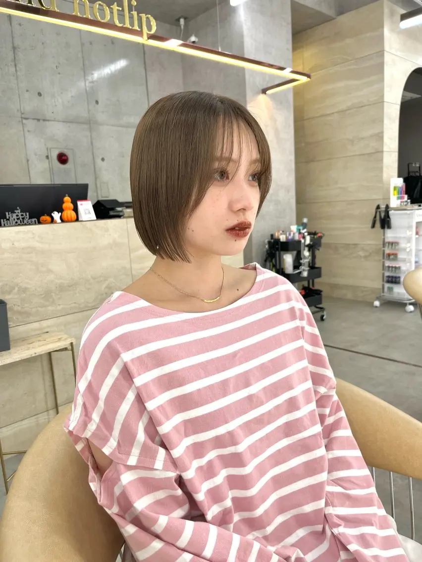 ミディアム 似合わせボブ🌟 髪質改善🎀村松優斗のヘアスタイル