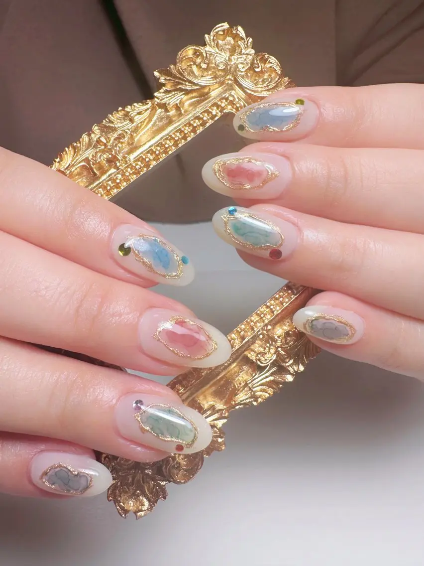 ネイル ハンドネイル 👍thumbs up nail👍のネイルデザイン