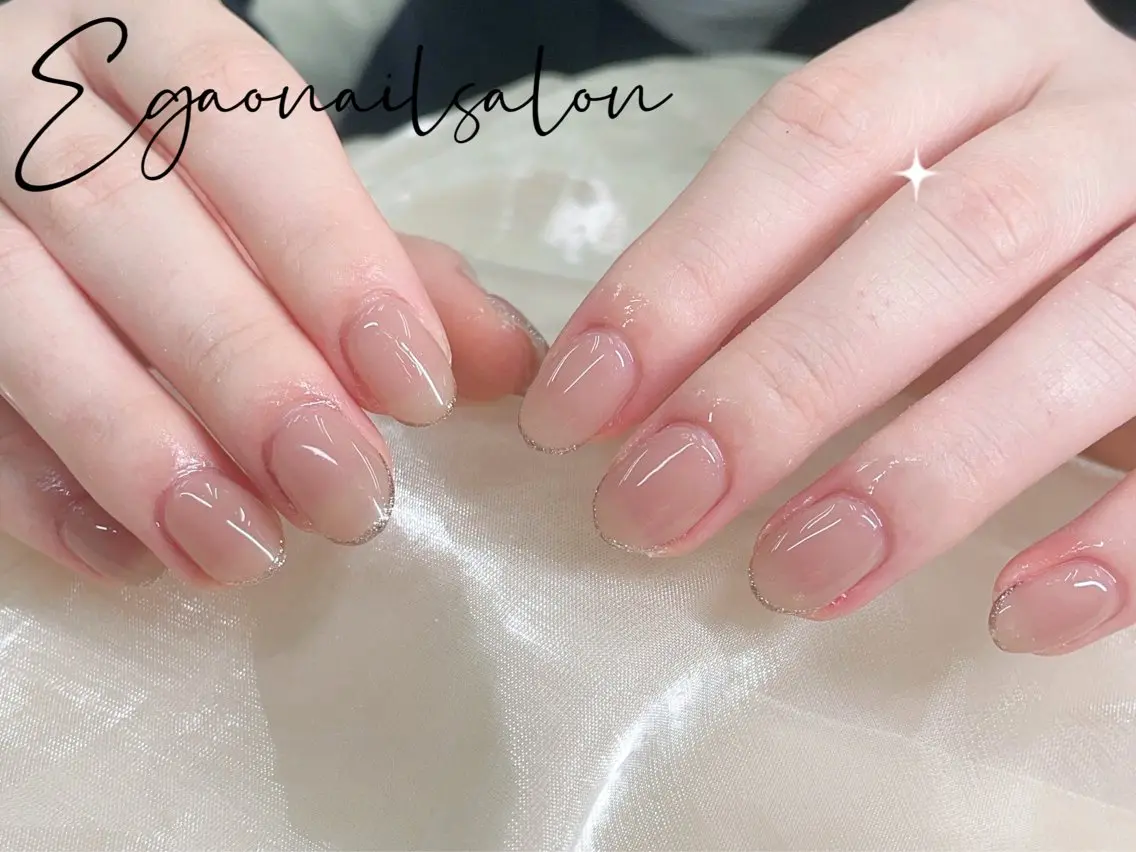 ネイル アートネイル フットネイル フレンチネイル ジェルネイル グラデーション ハンドネイル EGAO NAIL 錦糸町店のネイルデザイン