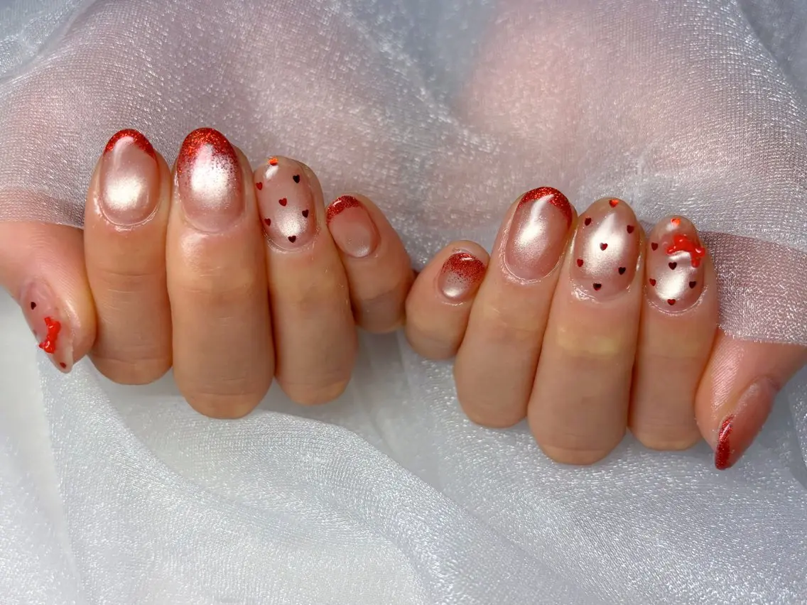 ネイル ワンホンネイル ハンドネイル Queennail 北堀江Yumiのネイルデザイン