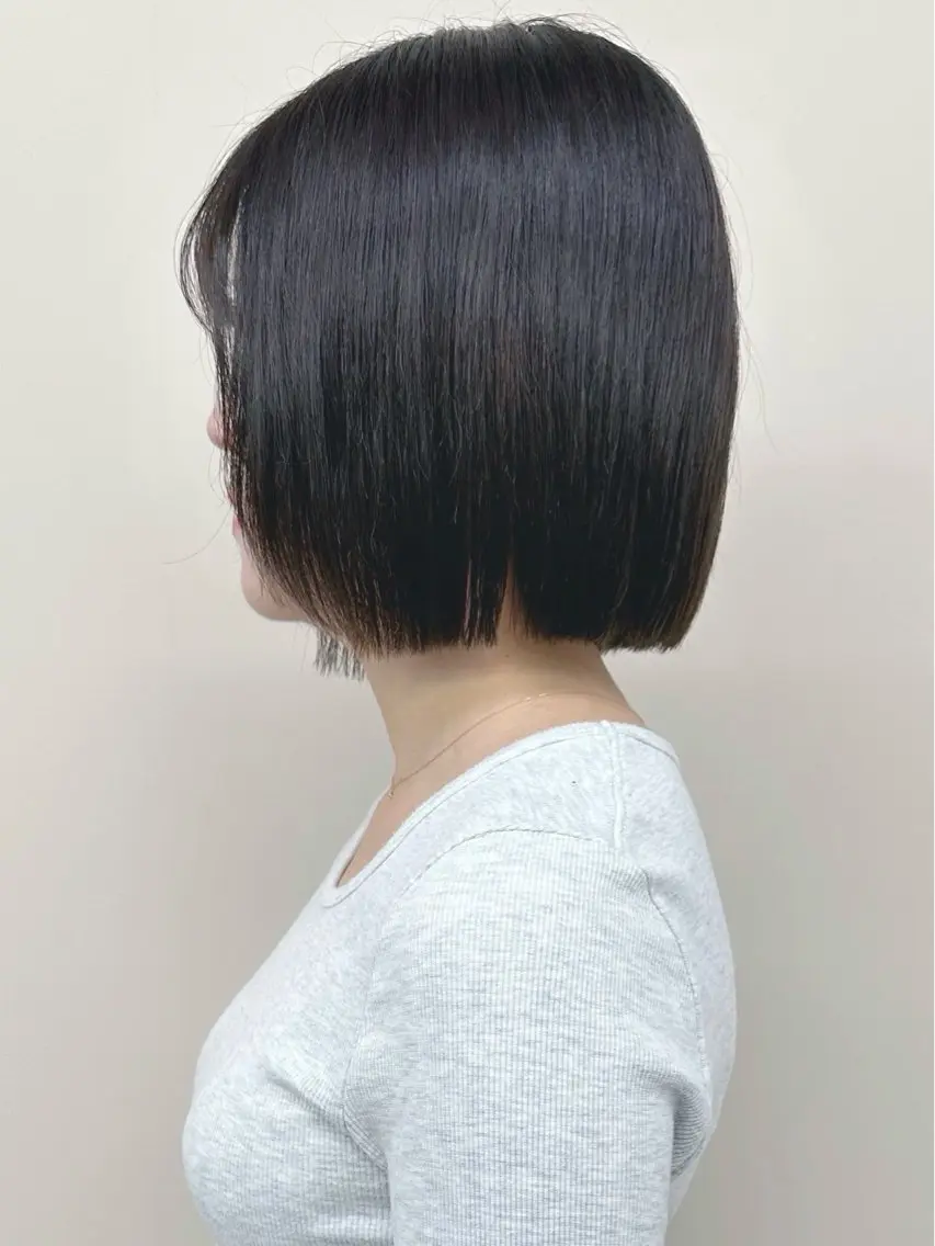ショート カット トリートメント ボブ/ゆるふわ ボブパーマ/とういのヘアスタイル