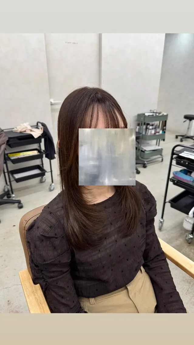 ロング カラー カット ヘアカラー miu-YUCCA モデル様募集中のヘアスタイル