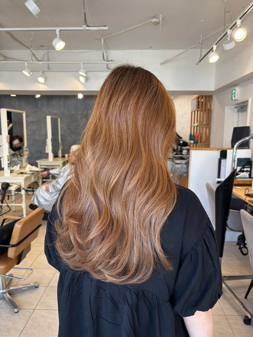 【セットでお得🉐】🩵似合わせカット➕うる艶カラー🌈➕Aujua4stepトリートメント🩵の写真