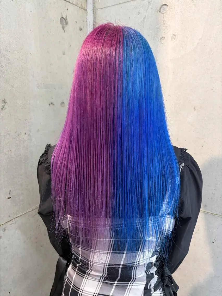セミロング カラー ツートーンカラー ヘアカラー [lani ] konatsuのヘアスタイル