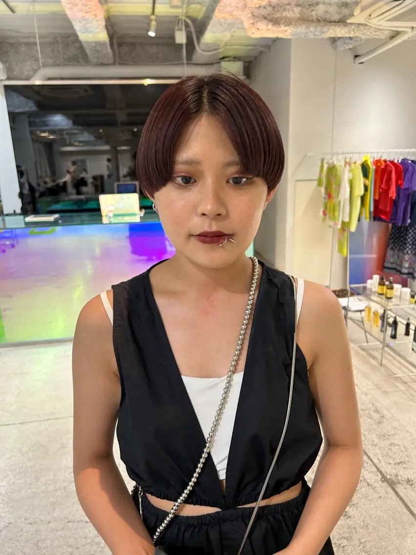 ショート ヘアカラー 似合わせcut 🔥yutakaのヘアスタイル