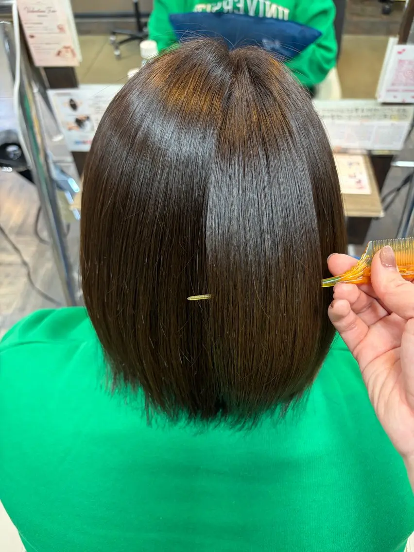 ミディアム ヘアカラー トリートメント <髪質改善>河野 🍑AVANCE.のヘアスタイル