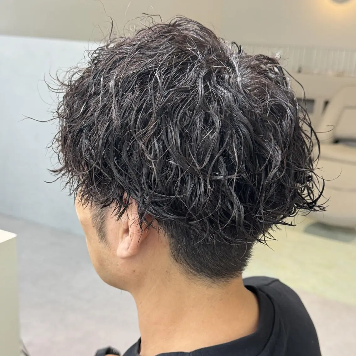 メンズカット＋ツイストスパイラルパーマの写真