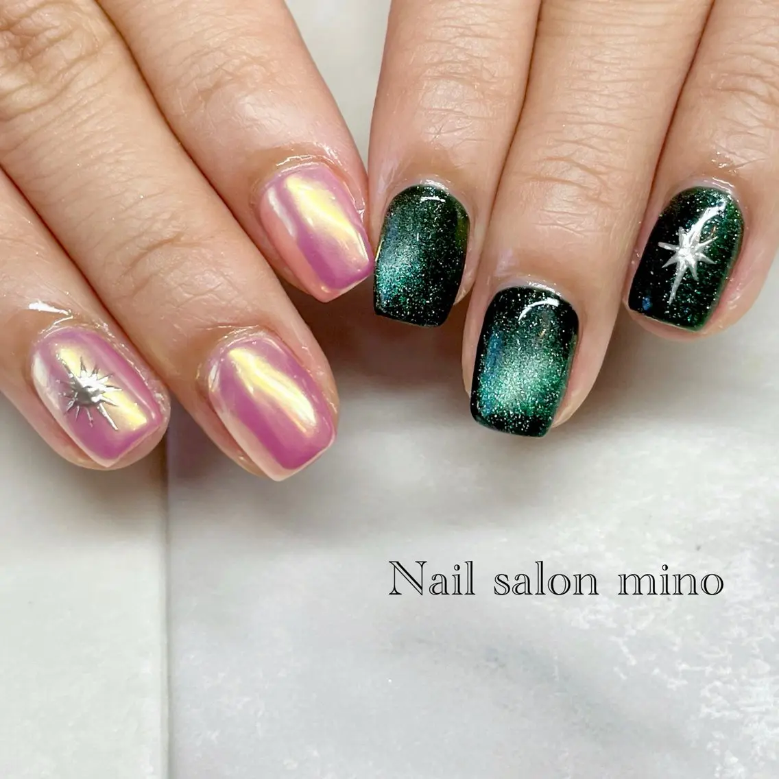 ネイル スカルプネイル 三野 nail salon minoのネイルデザイン