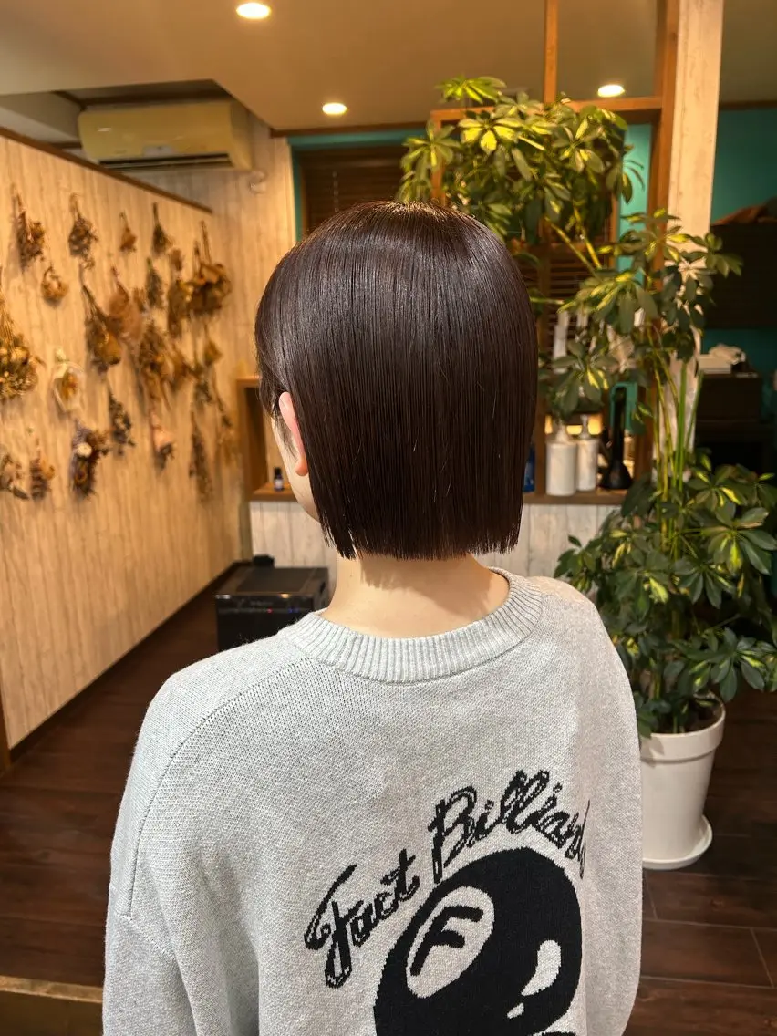 ショート 韓国風ヘア カット 早坂 さくらのヘアスタイル
